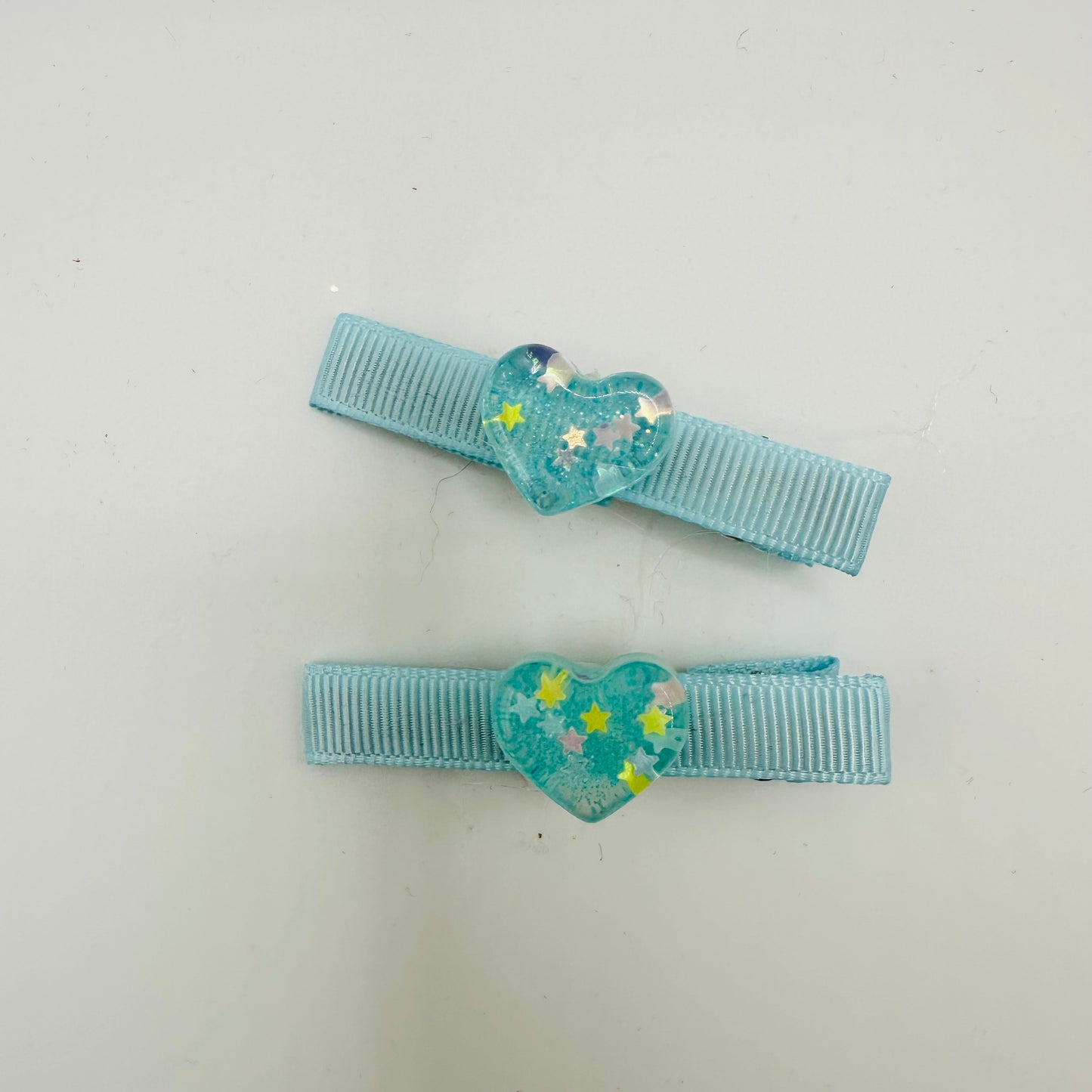 Blue Heart Clips