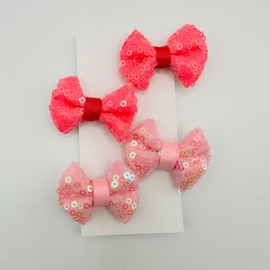 Sequin Baby Bows